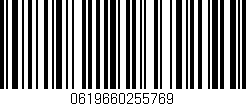 Código de barras (EAN, GTIN, SKU, ISBN): '0619660255769'