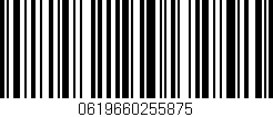 Código de barras (EAN, GTIN, SKU, ISBN): '0619660255875'