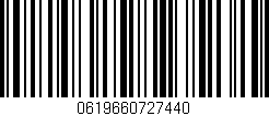 Código de barras (EAN, GTIN, SKU, ISBN): '0619660727440'