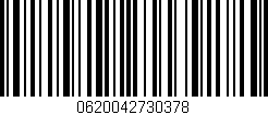 Código de barras (EAN, GTIN, SKU, ISBN): '0620042730378'