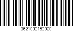 Código de barras (EAN, GTIN, SKU, ISBN): '0621092152028'