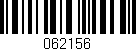 Código de barras (EAN, GTIN, SKU, ISBN): '062156'
