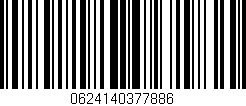 Código de barras (EAN, GTIN, SKU, ISBN): '0624140377886'