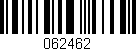 Código de barras (EAN, GTIN, SKU, ISBN): '062462'