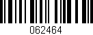Código de barras (EAN, GTIN, SKU, ISBN): '062464'