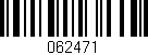 Código de barras (EAN, GTIN, SKU, ISBN): '062471'