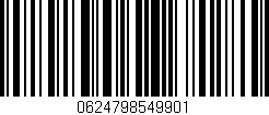 Código de barras (EAN, GTIN, SKU, ISBN): '0624798549901'