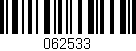 Código de barras (EAN, GTIN, SKU, ISBN): '062533'