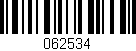 Código de barras (EAN, GTIN, SKU, ISBN): '062534'