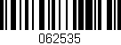 Código de barras (EAN, GTIN, SKU, ISBN): '062535'