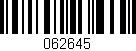Código de barras (EAN, GTIN, SKU, ISBN): '062645'
