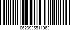 Código de barras (EAN, GTIN, SKU, ISBN): '0626935511963'
