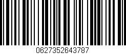Código de barras (EAN, GTIN, SKU, ISBN): '0627352643787'