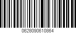 Código de barras (EAN, GTIN, SKU, ISBN): '0628090610864'