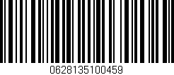Código de barras (EAN, GTIN, SKU, ISBN): '0628135100459'