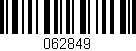 Código de barras (EAN, GTIN, SKU, ISBN): '062849'