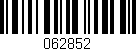 Código de barras (EAN, GTIN, SKU, ISBN): '062852'