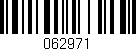 Código de barras (EAN, GTIN, SKU, ISBN): '062971'