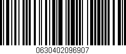 Código de barras (EAN, GTIN, SKU, ISBN): '0630402096907'