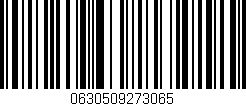 Código de barras (EAN, GTIN, SKU, ISBN): '0630509273065'
