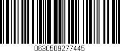 Código de barras (EAN, GTIN, SKU, ISBN): '0630509277445'