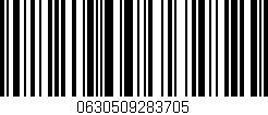 Código de barras (EAN, GTIN, SKU, ISBN): '0630509283705'