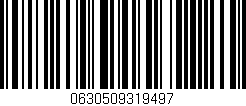 Código de barras (EAN, GTIN, SKU, ISBN): '0630509319497'