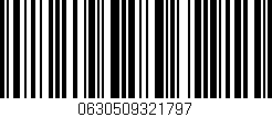 Código de barras (EAN, GTIN, SKU, ISBN): '0630509321797'
