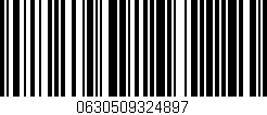 Código de barras (EAN, GTIN, SKU, ISBN): '0630509324897'