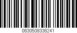 Código de barras (EAN, GTIN, SKU, ISBN): '0630509336241'