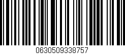 Código de barras (EAN, GTIN, SKU, ISBN): '0630509338757'