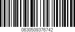 Código de barras (EAN, GTIN, SKU, ISBN): '0630509376742'