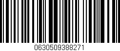 Código de barras (EAN, GTIN, SKU, ISBN): '0630509388271'