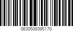 Código de barras (EAN, GTIN, SKU, ISBN): '0630509395170'
