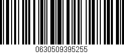 Código de barras (EAN, GTIN, SKU, ISBN): '0630509395255'