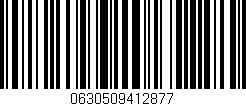 Código de barras (EAN, GTIN, SKU, ISBN): '0630509412877'