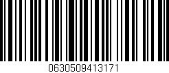 Código de barras (EAN, GTIN, SKU, ISBN): '0630509413171'