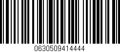 Código de barras (EAN, GTIN, SKU, ISBN): '0630509414444'