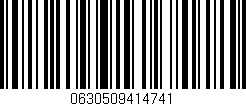 Código de barras (EAN, GTIN, SKU, ISBN): '0630509414741'