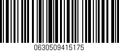 Código de barras (EAN, GTIN, SKU, ISBN): '0630509415175'