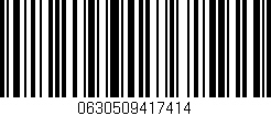 Código de barras (EAN, GTIN, SKU, ISBN): '0630509417414'