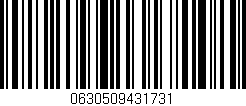 Código de barras (EAN, GTIN, SKU, ISBN): '0630509431731'
