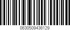 Código de barras (EAN, GTIN, SKU, ISBN): '0630509438129'