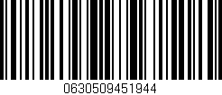 Código de barras (EAN, GTIN, SKU, ISBN): '0630509451944'