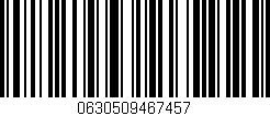 Código de barras (EAN, GTIN, SKU, ISBN): '0630509467457'