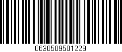 Código de barras (EAN, GTIN, SKU, ISBN): '0630509501229'