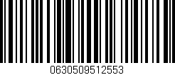 Código de barras (EAN, GTIN, SKU, ISBN): '0630509512553'
