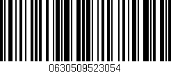 Código de barras (EAN, GTIN, SKU, ISBN): '0630509523054'