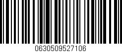 Código de barras (EAN, GTIN, SKU, ISBN): '0630509527106'