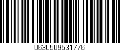 Código de barras (EAN, GTIN, SKU, ISBN): '0630509531776'